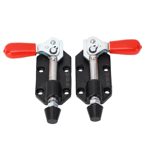 Heavy Duty Cast Iron Push Pull Toggle Clamp With Horizontal Cam For Woodworking And Metal Welding, front view
