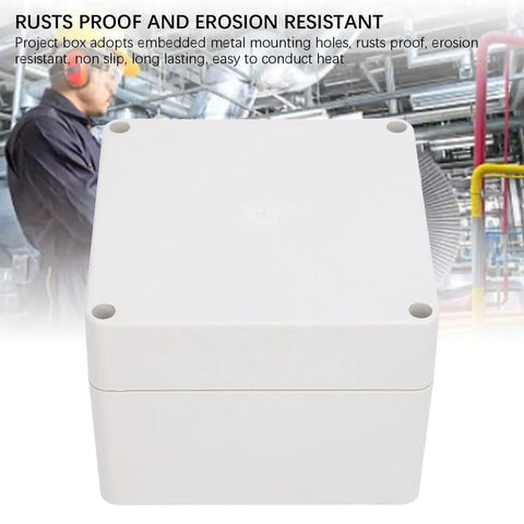 Rugged IP65 Waterproof Junction Box Enclosure With Sealing Strip And Embedded Mounting Holes in industrial setting