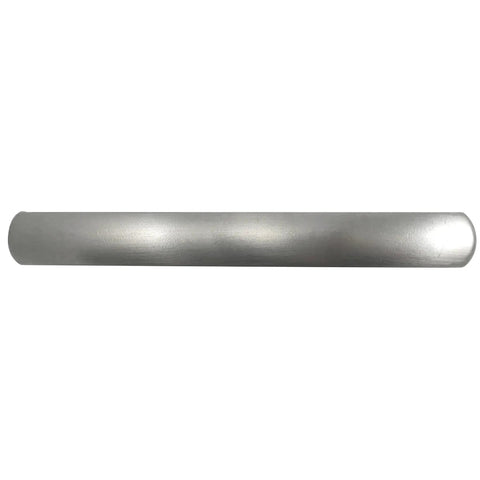 Aventura Satin Nickel Cabinet Pull 128mm Handle With Contemporary Sleek Design shown in full length on white background