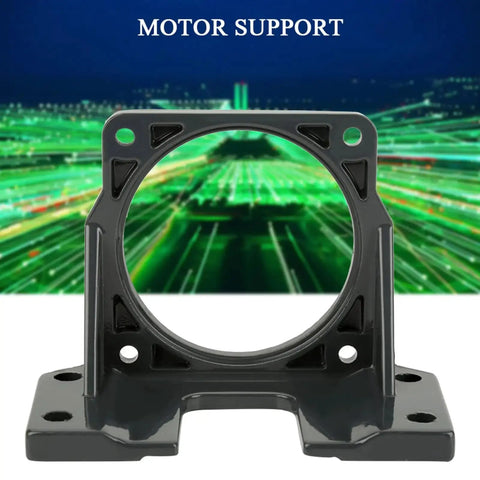 Rugged Black Motor Mount Bracket For 40W To 120W DC Motors And Mini Stepper Motors High Hardness Auxiliary Bracket With Fixed Base