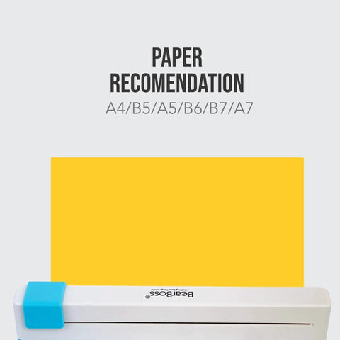 30 Hole Discbound Hole Punch For Custom Planners And Notebooks shown with paper size recommendations, durable metal build