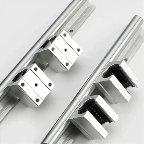 Smooth Linear Bearing Blocks For CNC Routers And Precision Machines From SBR10UU To SBR30UU With Low Friction Slide On 400mm Rails