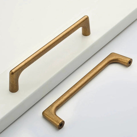 10 Pack 5 Inch Vintage Antique Brass Cabinet Pulls For Kitchen Cabinets And Dressers Heavy Duty Metal Handles in bronze finish