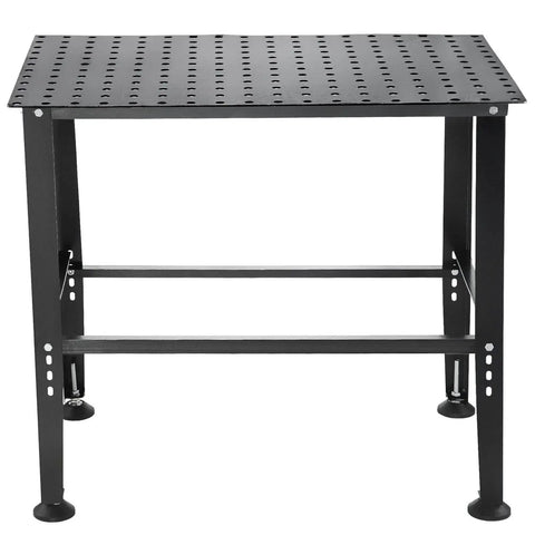 Beefy Heavy Duty Welding Table 36 By 24 Inches With 800 Lbs Capacity, Rugged Welding Workbench For Assembly And Repair, 0.63 Inch Fixture Holes