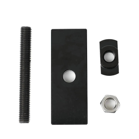 Parts of Needle Bearing Puller Tool for Toyota 8 Inch IFS Clamshell Front CV Axle SD20B, including metal components.
