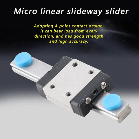 Miniature Linear Rail 7mm Wide Slide Block For 3D Printer And CNC Machines Great For Tiny Rigs And Small Builds