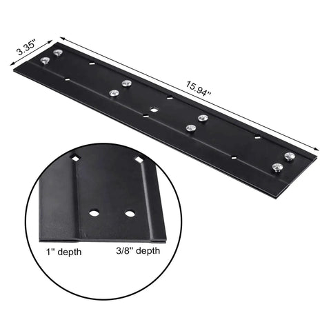 16 Inch Sheet Metal Bender for HVAC Ductwork and Roofing Panels Hemming Forming, Adjustable Three Eighths Inch and One Inch Folding Depths