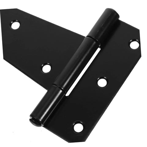 Heavy Duty Gate Hinge With Slotted Design For Wooden And Vinyl Gates Highly Durable Iron Construction Adjustable For Easy Installation