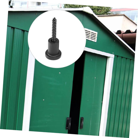 Durable Carbon Steel Barn Door Stopper And Sliding Track Spacer Set for Easy Install DIY Friendly Wall Spacers on green door