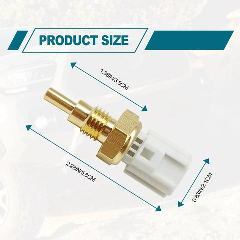 Engine Coolant Temperature Sensor For Lexus And Toyota Vehicles OEM Replacement 8942206010 TX109 product dimensions