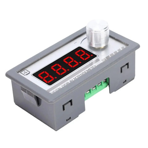 Digital Potentiometer 10K With 4 Digit LED Display for DC Speed Controllers and PLC Inverters with Real Time Output Feedback