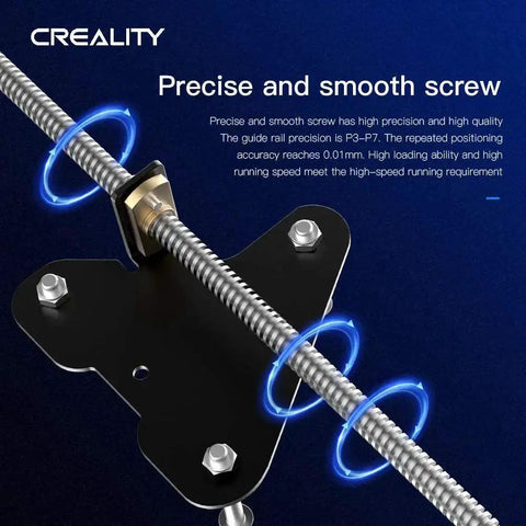 Image of precise and smooth screw in Dual Z Axis Upgrade Kit For Ender 3 Pro V2 With Lead Screw Stepper Motor And Metal Power Supply Holder