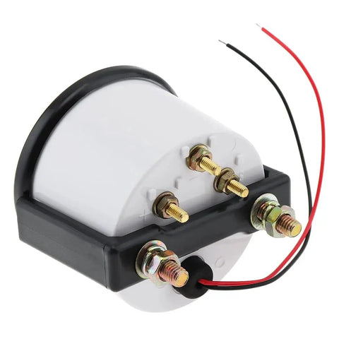 Back view of Universal 2 Inch Oil Pressure Gauge Kit With 0 To 100 PSI Digital LED Display, showing wiring and connectors.
