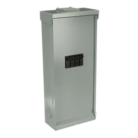 Type 3R Enclosed Main Breaker Panel 200A Single-Phase Surface Mount 22 kAIC NEMA enclosure, front view