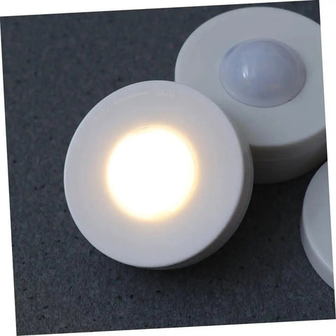 Close-up of Six Pack LED Cabinet Lights Set With Dimmable Warm White Under Cabinet Lighting for Cupboards Kitchen and Office Use Touch Control Dimmer and Easy Install