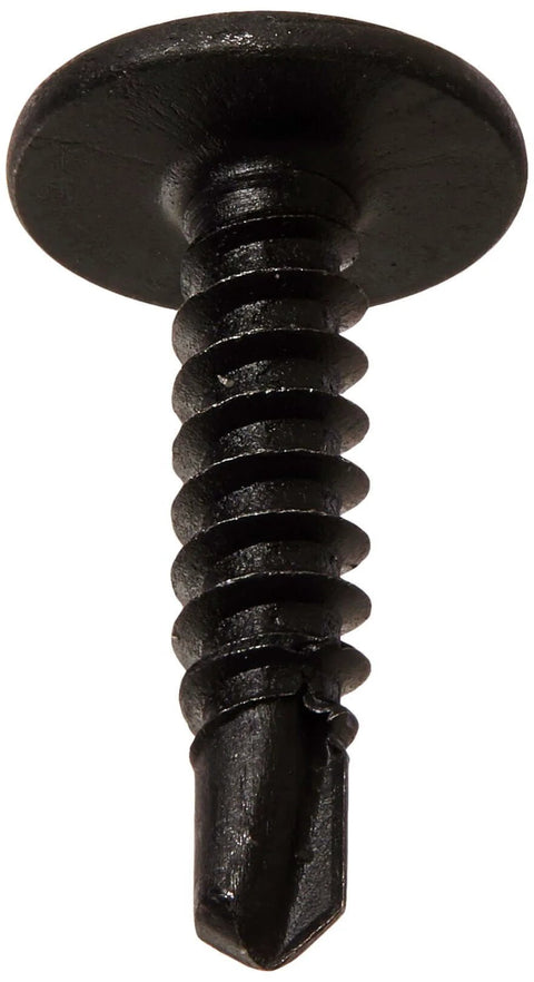 Steel Self Drilling Screw With Black Phosphate Finish Modified Truss Head For A Low Profile Look Phillips Drive No 2 Drill Point