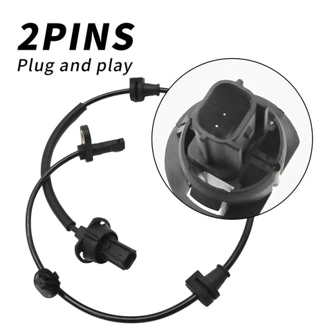 2-pack ABS wheel speed sensors with wiring harnesses for front left and right Honda HR-V (2016–2020)