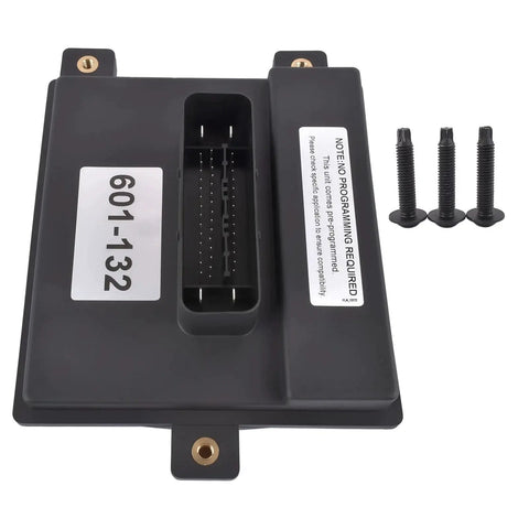 Fuel Pump Control Module Direct Fit Replacement For Cadillac Escalade GMC Sierra Chevy Silverado Suburban 1500 2007 2008 2009 Plug And Play OE Style Part With OEM Numbers 20850907 601132 13501024 showing front view with screws