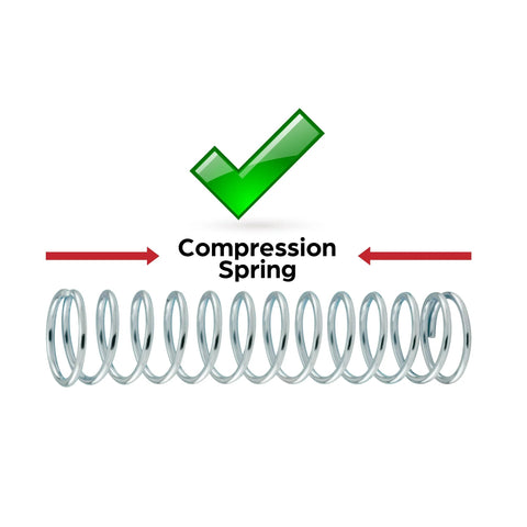 Prime-Line SP 9712 compression spring, nickel-plated spring steel, 0.051 gauge x 9/16 in x 3 in, 2-pack