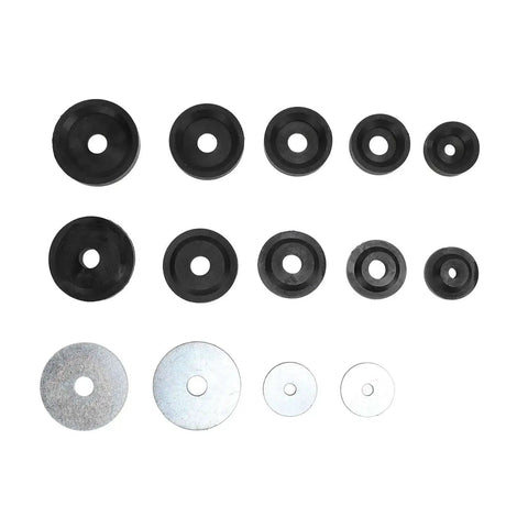 3D Printed Dimple Die Set For Sheet Metal Carbon Steel Dies With Backing Plates 5 Size Range Fits Hydraulic Punch Kits