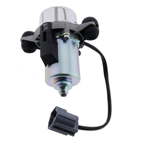 Solarhome brake booster vacuum pump: metal cylindrical body, black mounting bracket, and wiring harness plug
