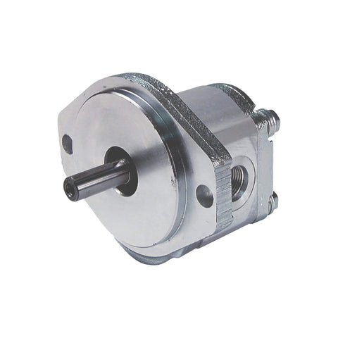 Image of Concentric High Pressure Hydraulic Gear Pump - 0.517 Cu. in. Model Number G1232C5A300N00 with visible shaft and mounting bolts.