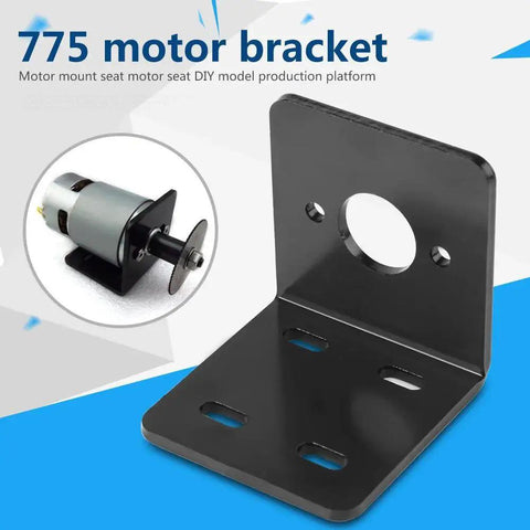 Beefy Heavy Duty 12V And 24V DC Motor Mounting Bracket L Shape Holder For Micro 775 Motors with precise mounting holes