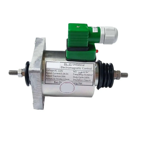 Front view of AC 110V Escalator Brake Electromagnet Replacement For Elevators Elevator Spare Part Industrial Magnetic Brake Coil DL-35.