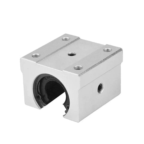 4 Pack Aluminum Slide Block For 12mm SBR12 Linear Motion Guide Rail Bearing Block Kit For CNC Machines, Routers, Mills, DIY Projects