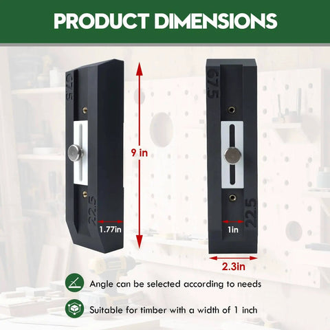 4 Piece Kumiko Joinery Jig Set With Multi Position Angle Guide Rails For Precision Woodworking Clamps And Crafting Projects dimensions