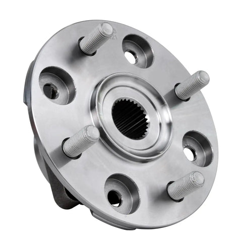 Front view of Front Wheel Bearing And Hub Assembly For 1990 To 1997 Honda Accord 2.2L And 1997 Acura CL 2.2L Two Piece Front Hub Bearings 4 Bolt 4 Lug Non ABS Replacement With Easy Install And Long Lasting Performance