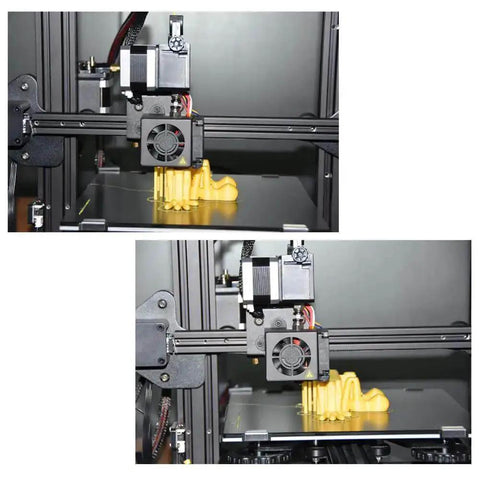 CR-10 Hotend Kit With MK8 Extruder Upgrade 0.4mm Nozzles Full Assembly Replacement Parts For CR 10 10S S4 S5 in operation