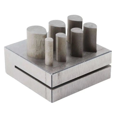 Drop Shaped Punch Die Disc Cutter Set For Jewelry Making And Crafting, flat bottom dies, seven sizes, 45 steel metal tool kit