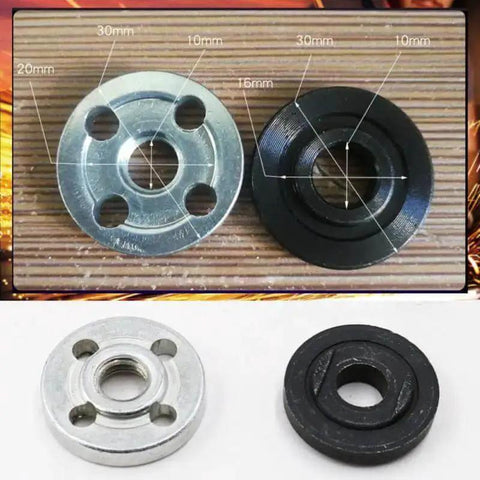 Angle Grinder Extension Rod With M10 Thread, 80Mm Shaft And Nuts, Silver 45 Steel Connector for Rotary Polisher Pad Grinding, DIY Metalworking Part Accessory, shown with two rotary connectors in silver and black, with measurements labeled.