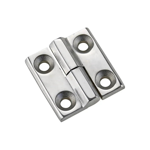 Beefed-Up Heavy-Duty 304 Stainless Steel Gate Hinge for machinery equipment, thickened construction, high load capacity, left-hand orientation