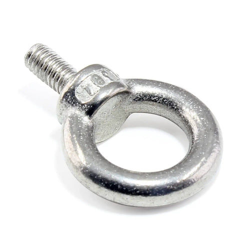 12 Pack M4 Lifting Eye Bolts 304 Stainless Steel Heavy Duty Tough As Nails Machinery Shoulder Ring Eye Bolts 11mm Inner Diameter