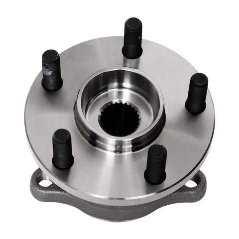 Front view of Heavy Duty Rear Wheel Hub And Bearing Assembly For 2005 Through 2009 Subaru Legacy Outback 5 Lug Wheels OE Quality High Load