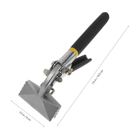 3 Inch Hand Seamer Sheet Metal Bending Tool With Anti Slip Jaws And Locking Handle