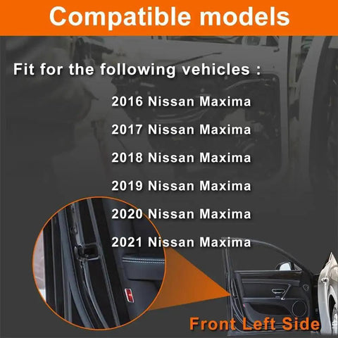 Nissan Maxima Front Left Driver Side Door Lock Actuator Replacement 2016-2021 compatible models list