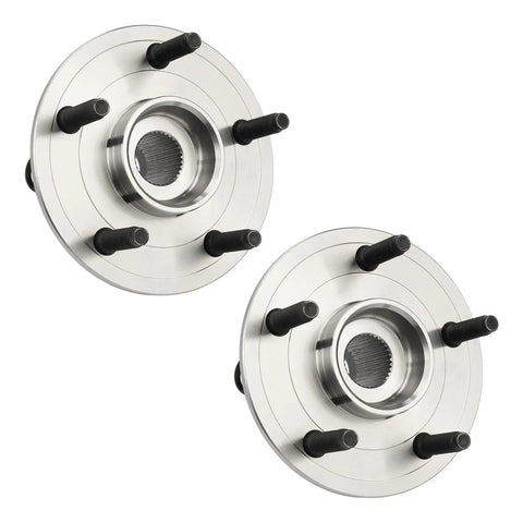 Front Wheel Hub Bearing Assembly 515151 For Ram 1500 And Ram 1500 Classic 5 Lug With ABS Fits 2012 2018 Ram 1500 And 2019 2022 Classic OE Replacement Durable Easy Install, featuring dual hub units with lug holes and ABS compatibility