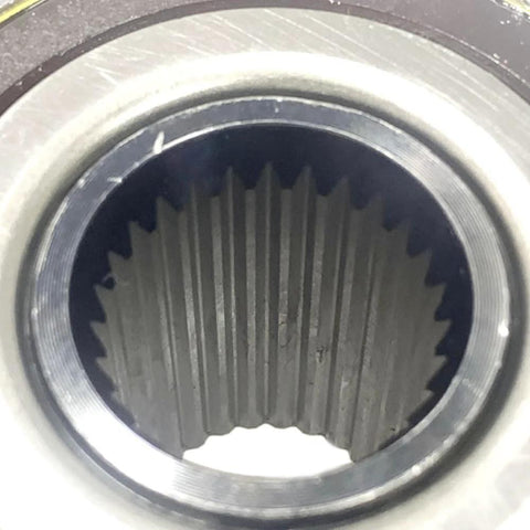 Close-up of splined section in Front Wheel Bearing Hub Assembly 513413 for Subaru Forester Crosstrek Impreza XV Crosstrek With 5 Lug
