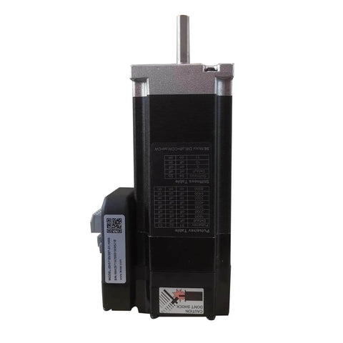 Front view of Power Packed Integrated AC Servo Drive Motor 90W 3000RPM 0.3N.M 3.6A ISV5709V36T-01-1000 with encoder and network interface