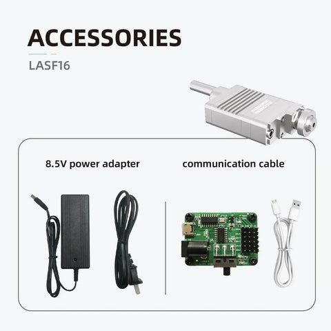 Accessories for Micro Linear Servo Actuator With Built-In Force Sensor For Robotics And Automation, adapter and cables included