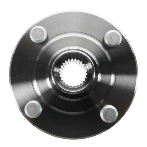 Front Wheel Hub 4 Lug Driver Left Side Or Passenger Right Side Replacement For Lancer 2003 2004 Evolution 2004 Sportback Ralliart 2005 2006 2007 ES SE OZ Rally, top view