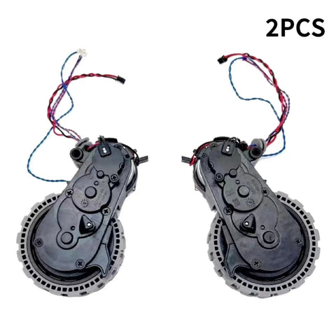 Left And Right Wheels Replacement Set For Ecovacs Deebot X1 Omni T10 Plus And T20 Robot Vacuums showing two wheel components