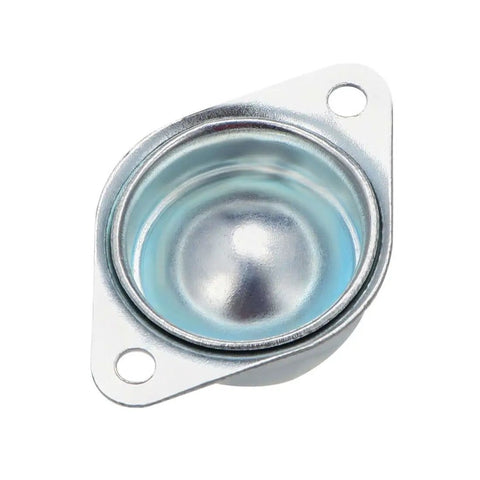 Five Eighths Inch Ball Transfer Bearing Unit With Nylon Ball, flange mounted, smooth 360 degree rotation, heavy duty, pack of four.