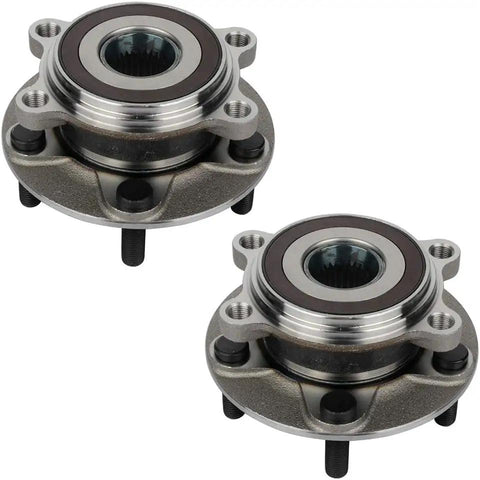 Front Wheel Hub And Bearing Assembly For Mazda 3 And Mazda 3 Sport 2014 Through 2018 And Mazda CX 3 2016 Through 2020 Five Lug With ABS Direct Fit Left And Right OE Replacement Easy Install