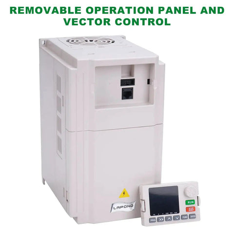 220V 20HP VFD Inverter For Single Phase To Three Phase Motors, 15KW Variable Frequency Drive with control panel, industrial use