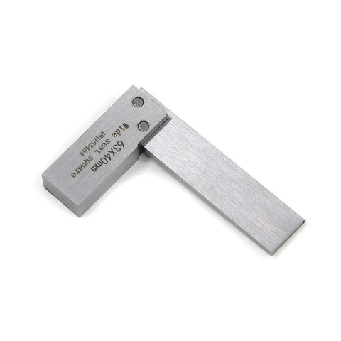 Precision Steel Machinist Square For Accurate Right Angle Measurements In Woodworking And Metalworking T Tulead 63x40mm Made From High Quality 45 Steel With Bright Scratch Resistant Surface Thick Base For Stability And Long Lasting Use