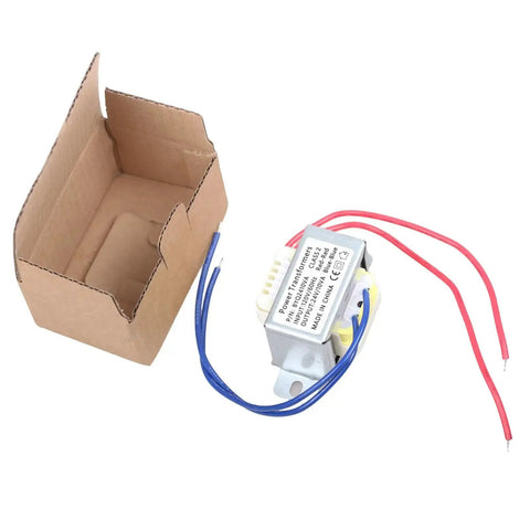 120V To 24V Isolation Transformer For Audio And Stage Lighting, 24V 10VA AC Transformer With Base Mount, 63 mm Spacing, Class II Insulation
